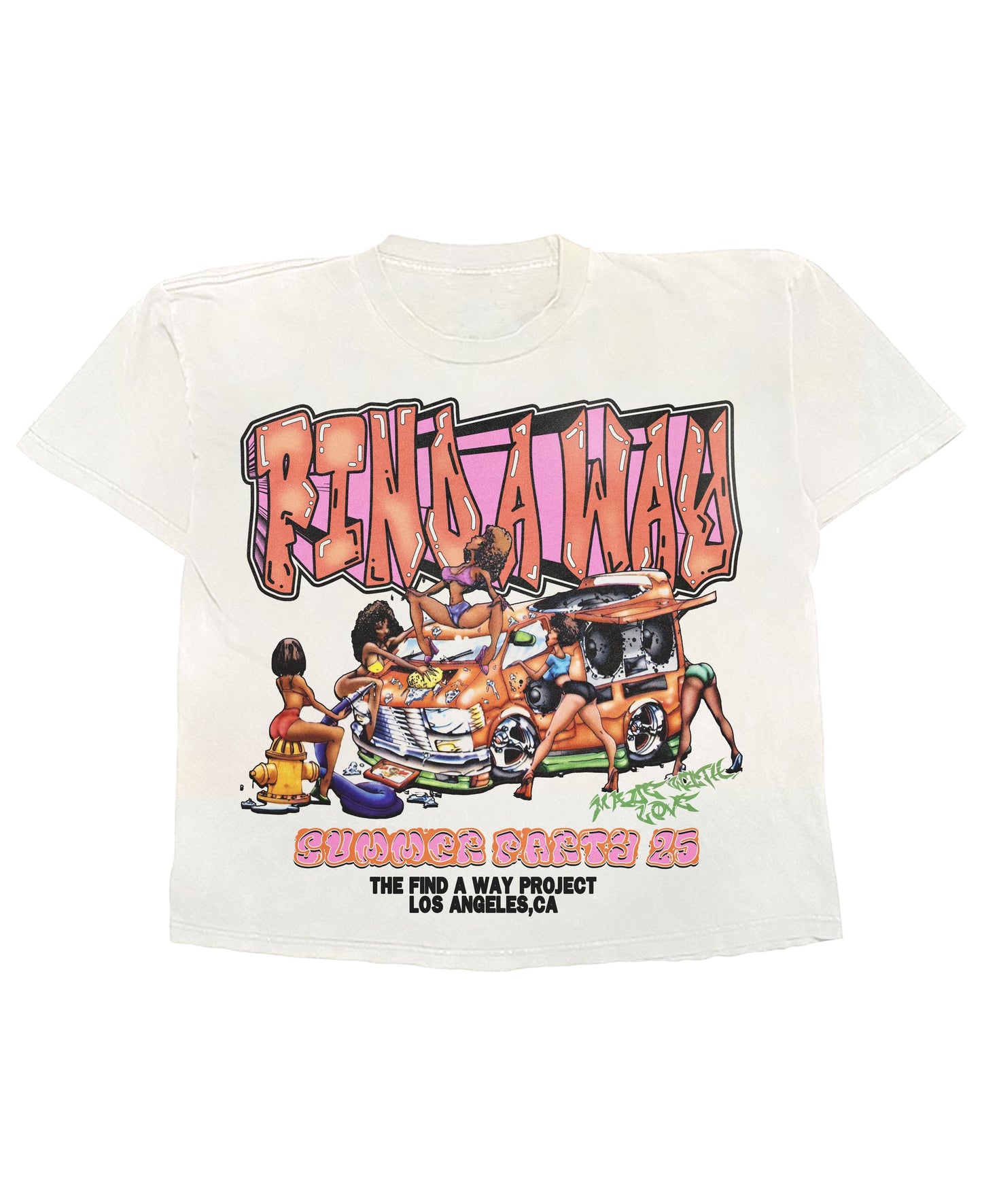 SUMMER PARTY TEE (WHITE)