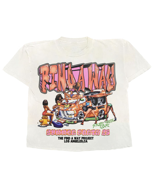 SUMMER PARTY TEE (WHITE)